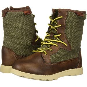 Carter's Boys's Bro Casual Sneaker Boot, dark brown Size 9